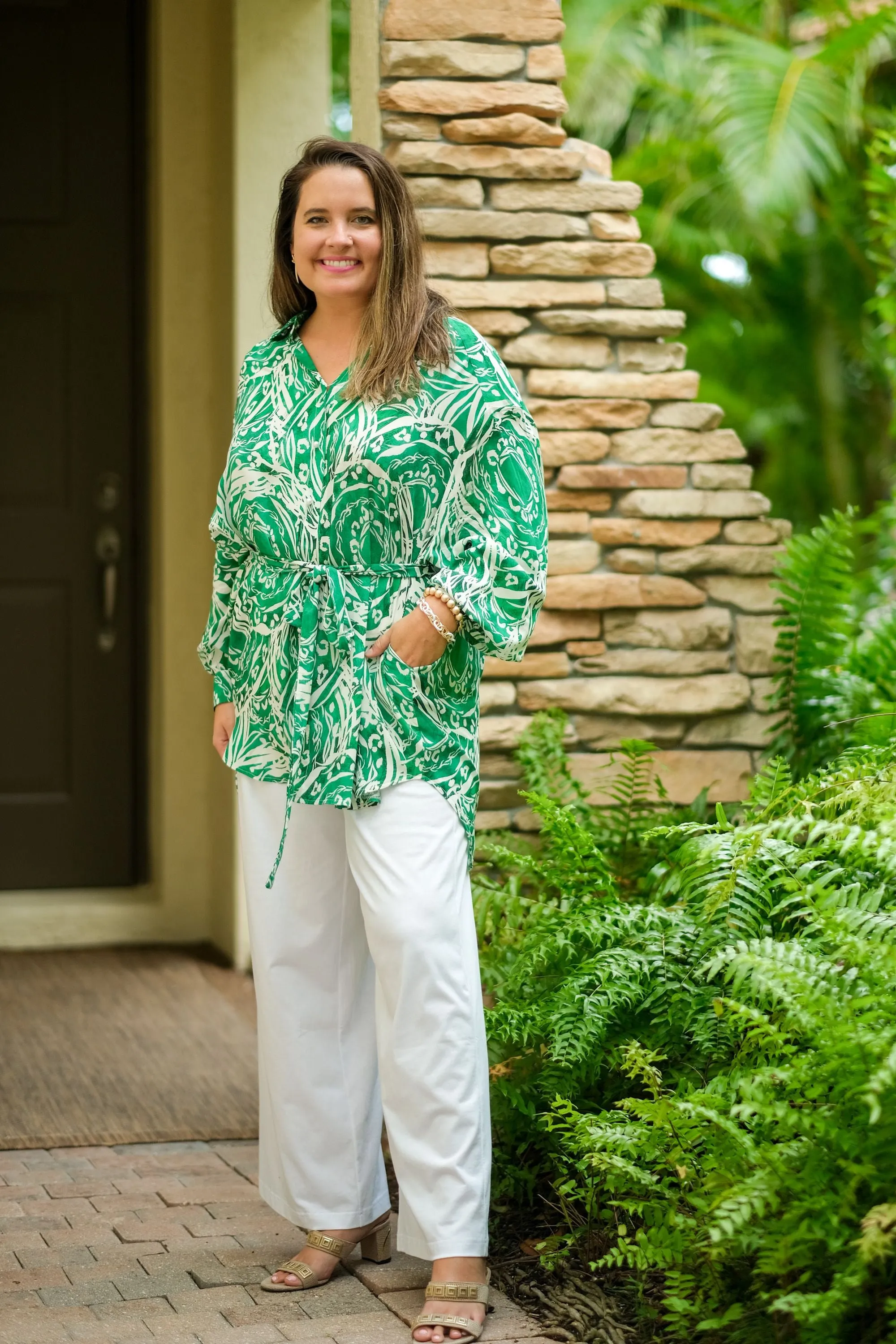 Fleur Tunic Top | Resort Wear Top