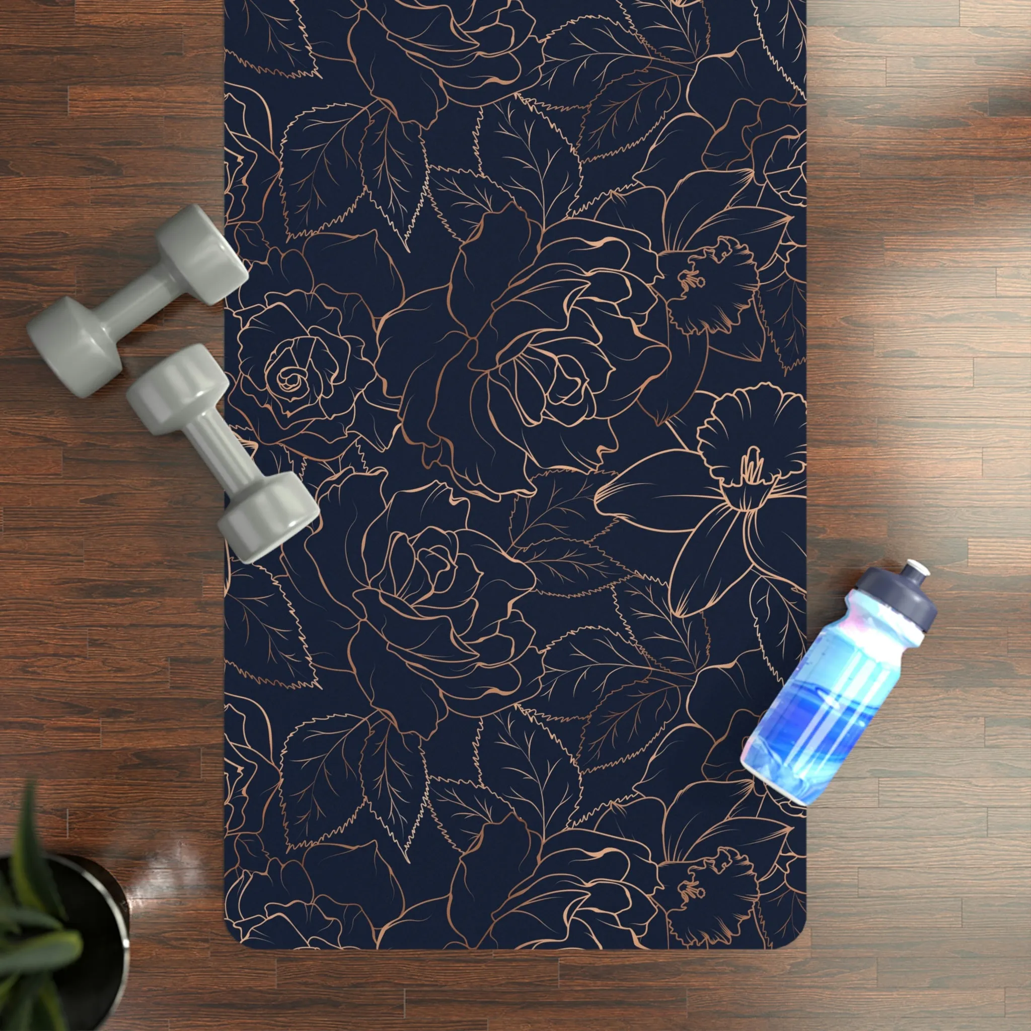 Golden Grace Rubber Yoga Mat
