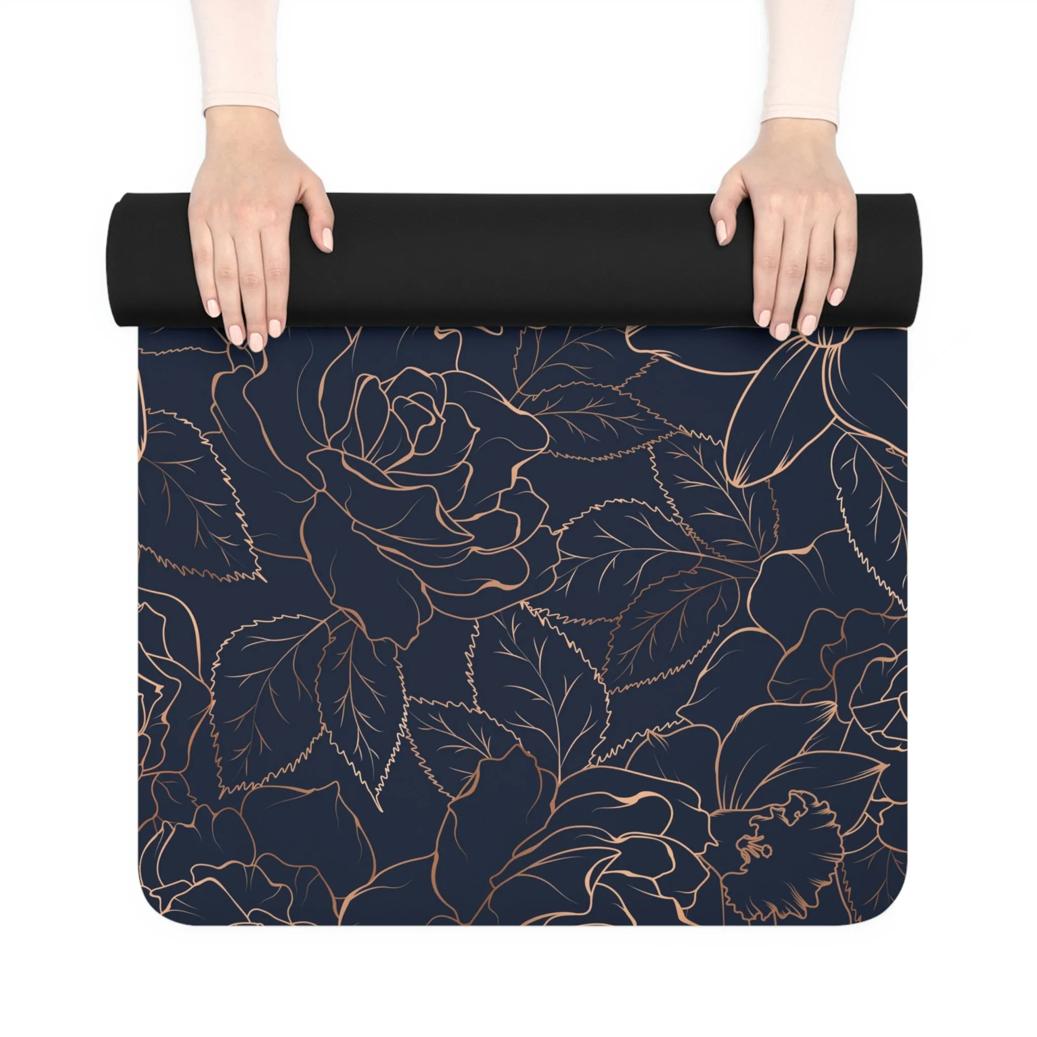 Golden Grace Rubber Yoga Mat