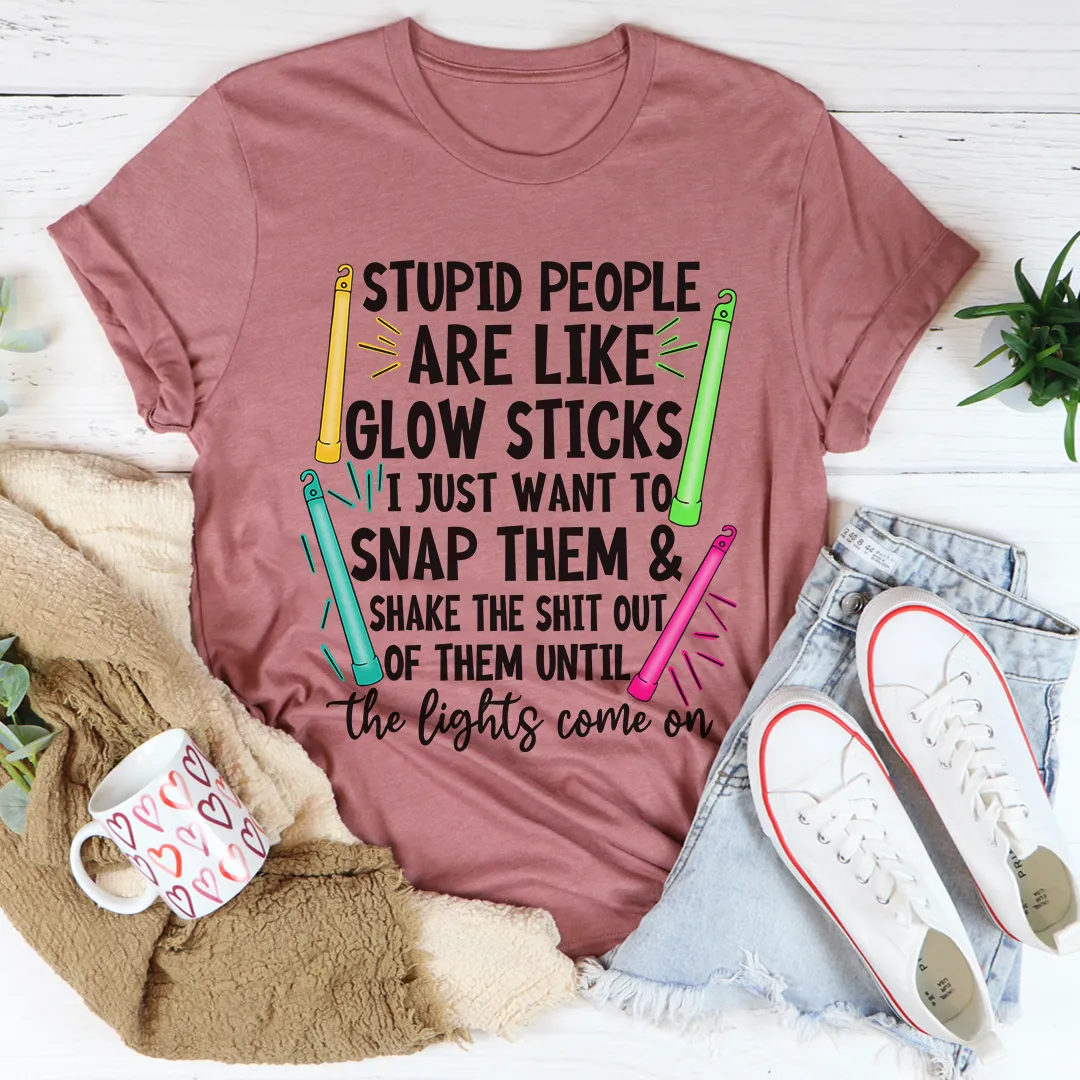 Graphic T-Shirts Glowsticks Tee
