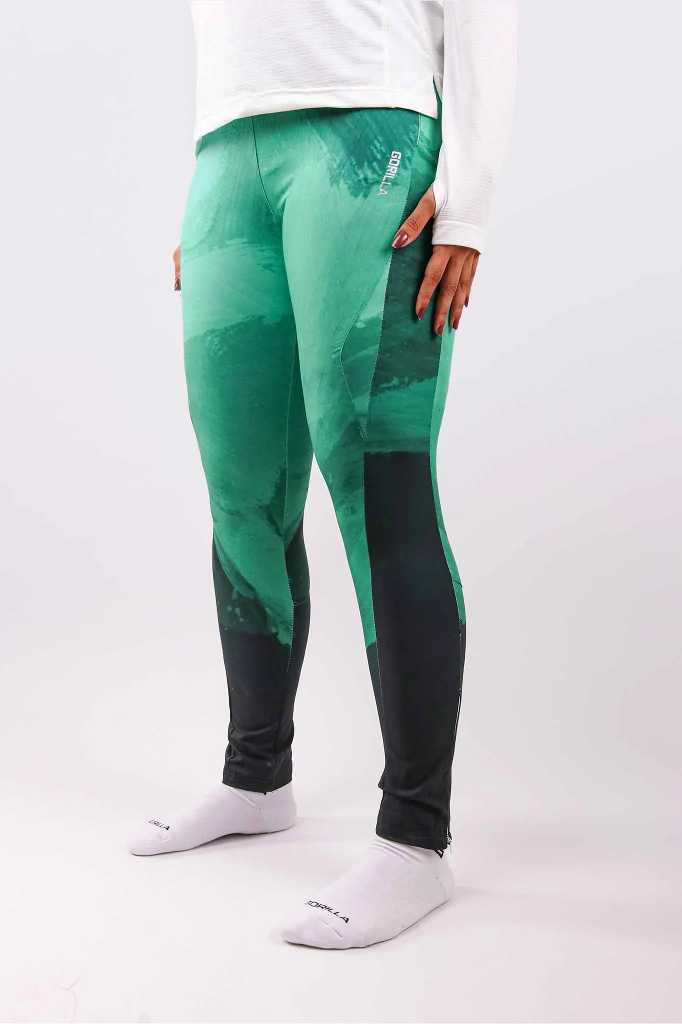 Green Waves Pants
