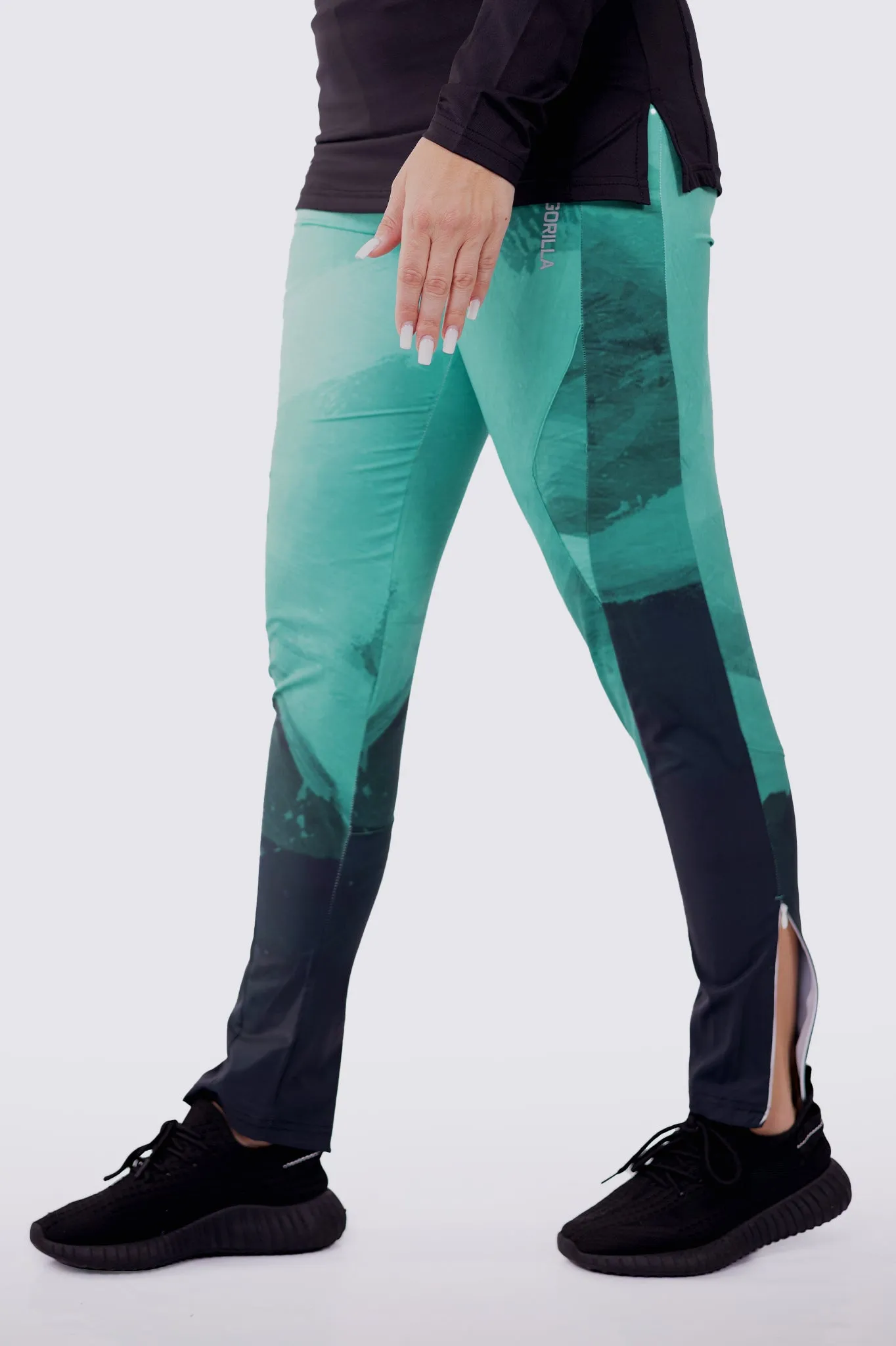 Green Waves Pants