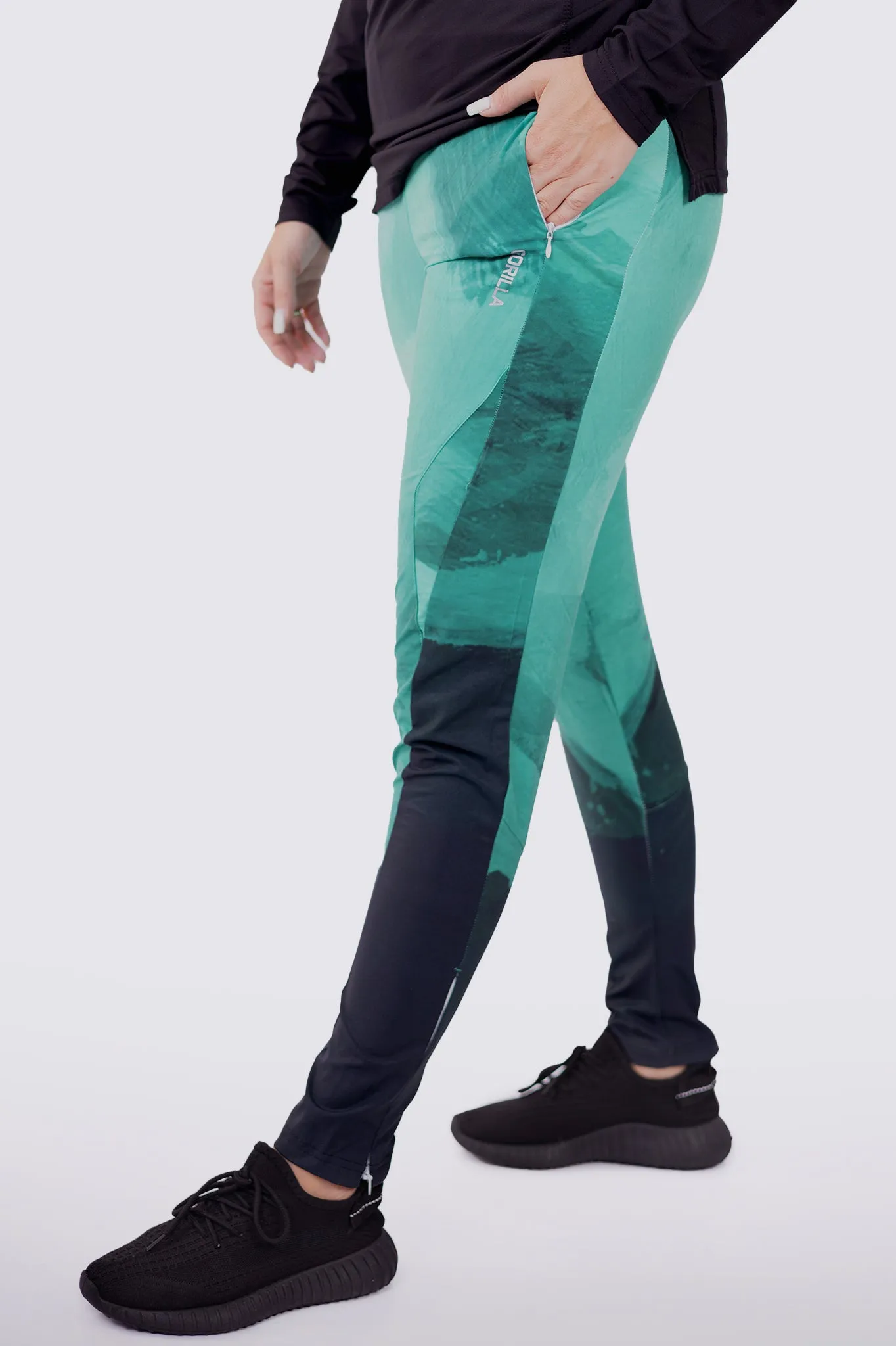 Green Waves Pants
