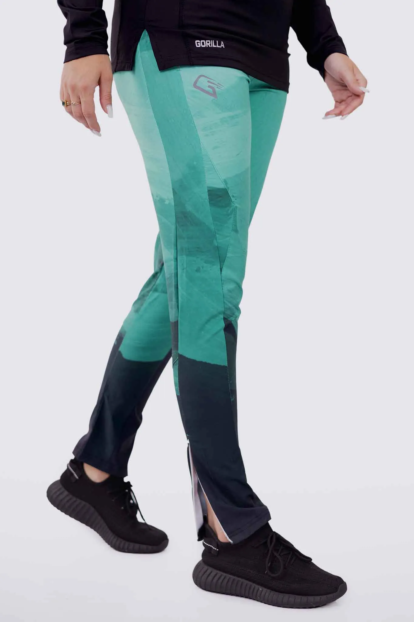 Green Waves Pants