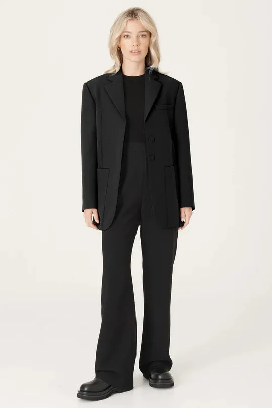 Henley Blazer Black