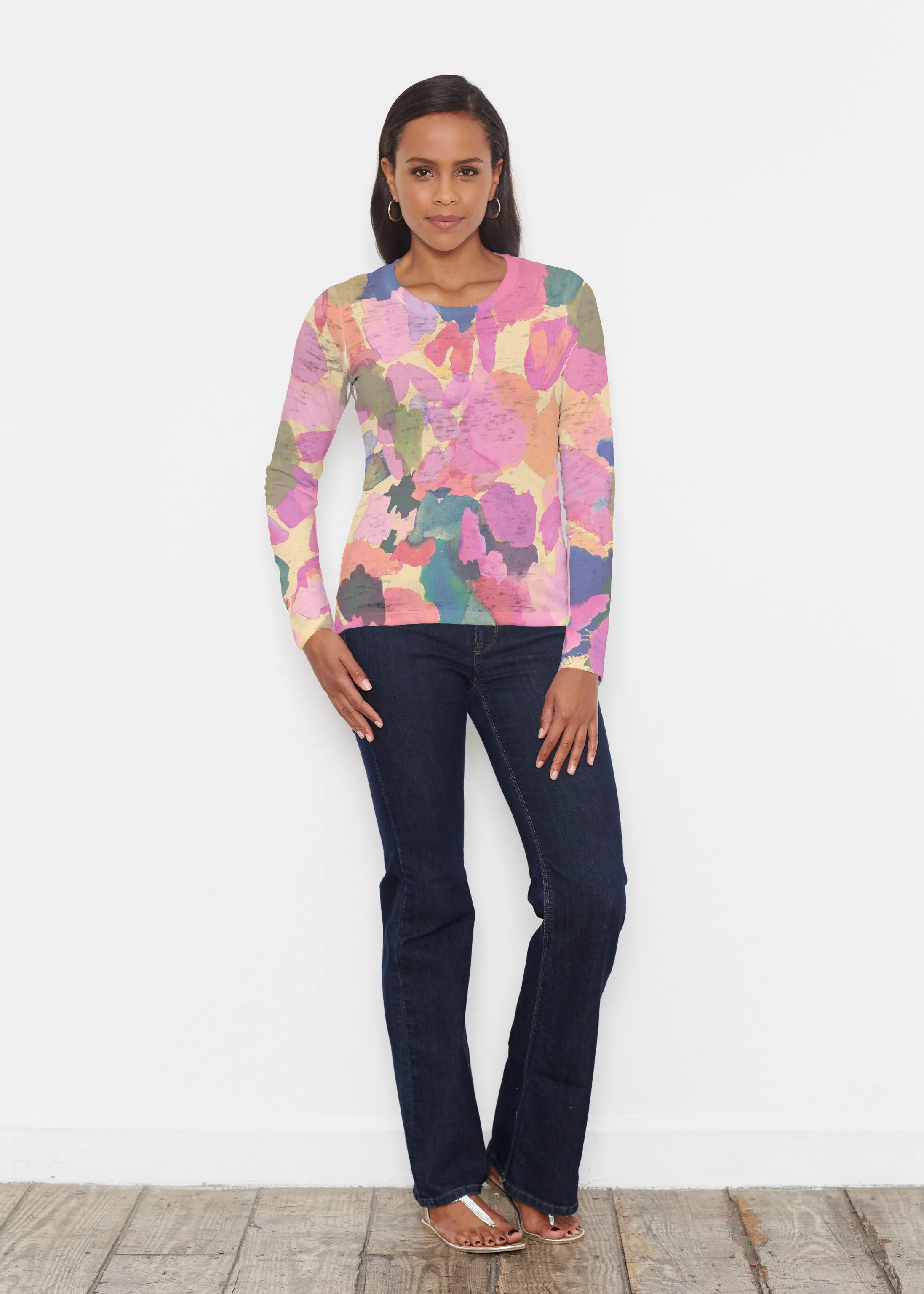 Hopscotch (17269) ~ Signature Long Sleeve Crew Shirt