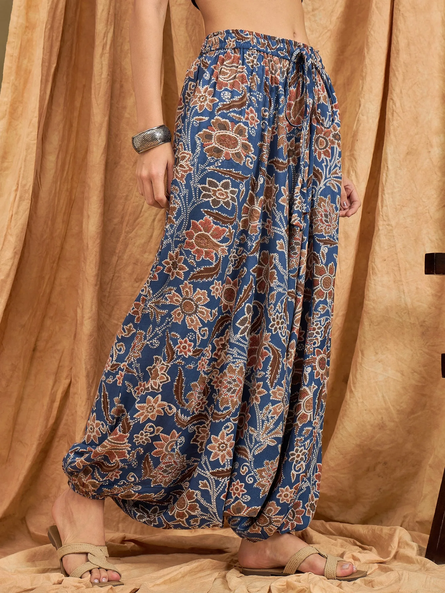 Indigo Big Jaal Harem Pant