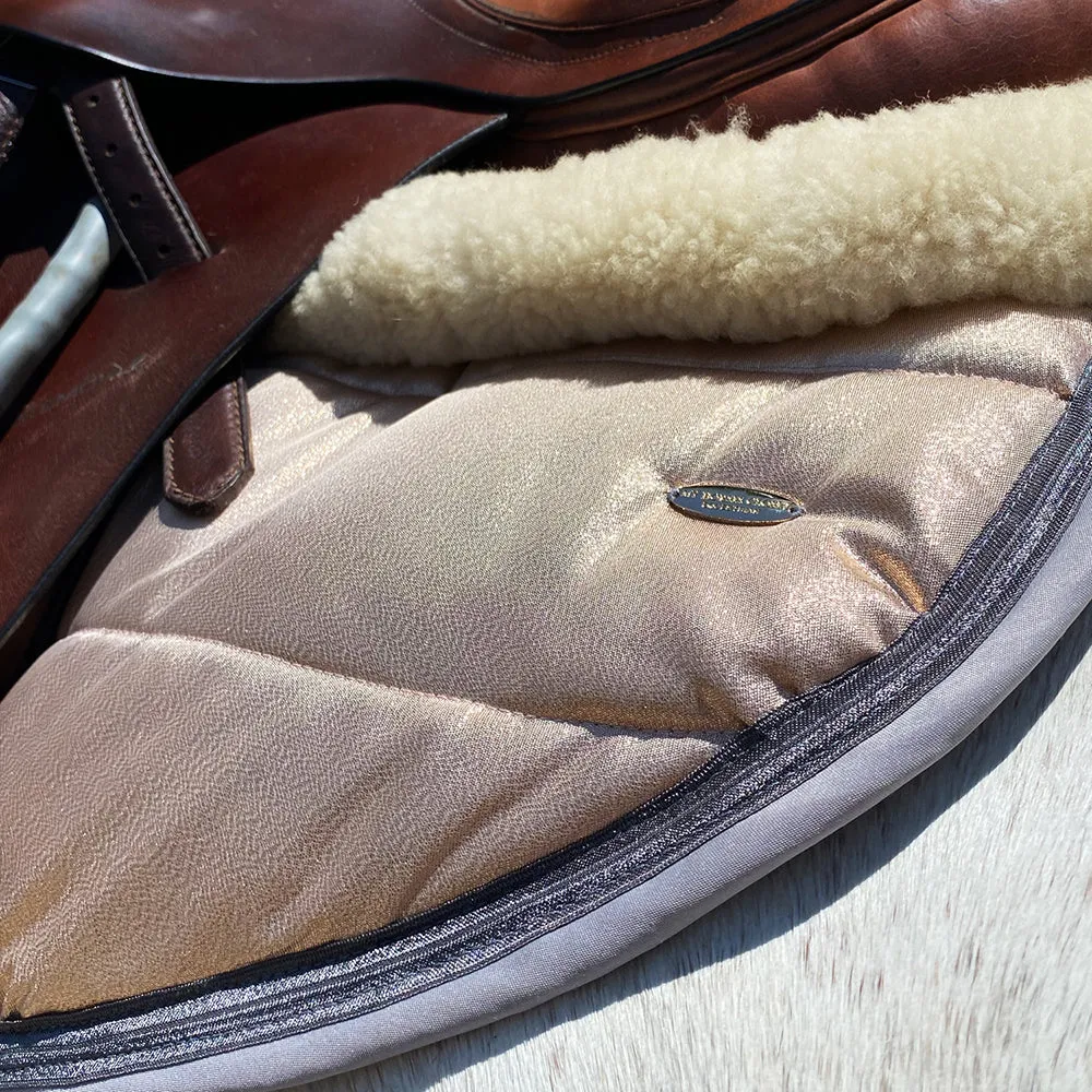 Jumping AP Saddle Pad Rose Gold Metallic