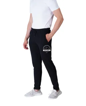 Kart Black Men's Printed Track Pants | Black Color Track Pant | Black - Airforce