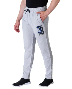 Kart Black Men's Printed Track Pants | Grey Color Track Pant | Grey - 33