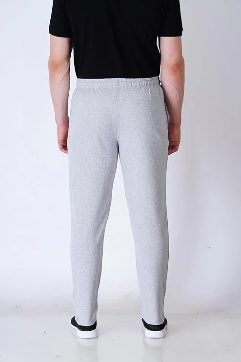 Kart Black Men's Printed Track Pants | Grey Color Track Pant | Grey - Black
