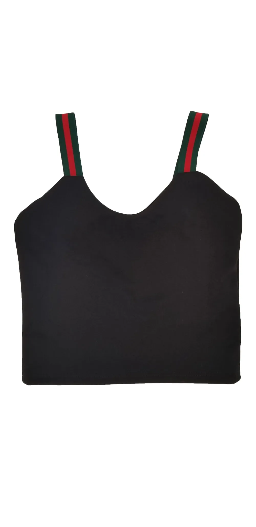 Kids Elastic Strap Crop Top