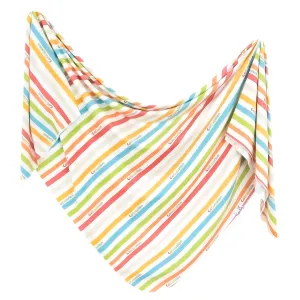 Knit Swaddle Blanket - CoComelon Stripe