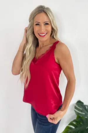 Lace Trim Cami Top