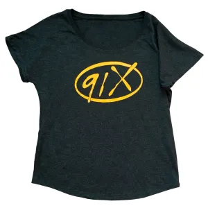 Ladies 91X Logo T