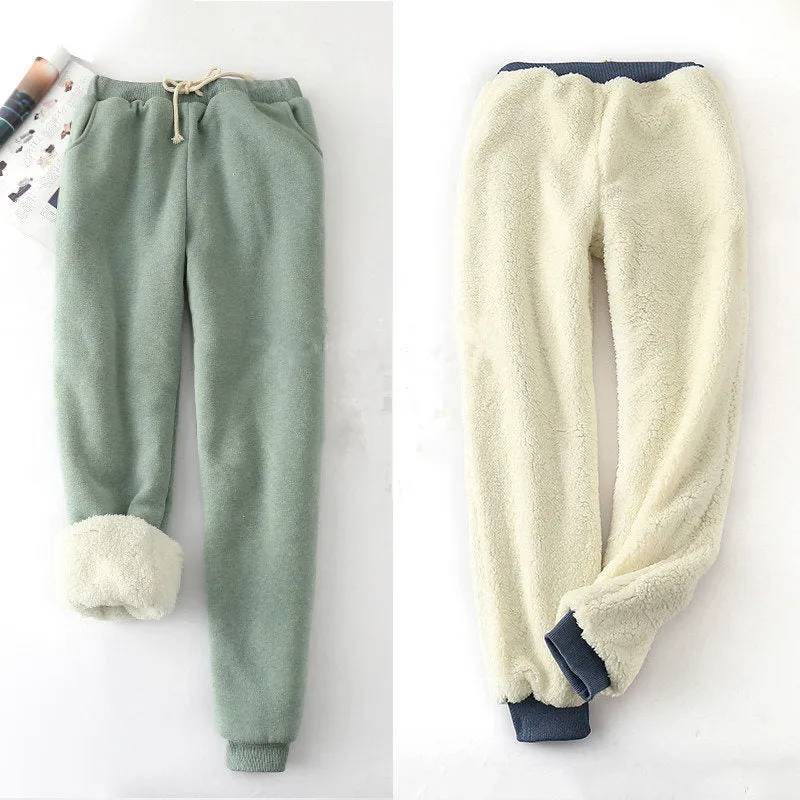 Lambskin Elastic Pants