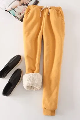 Lambskin Elastic Pants