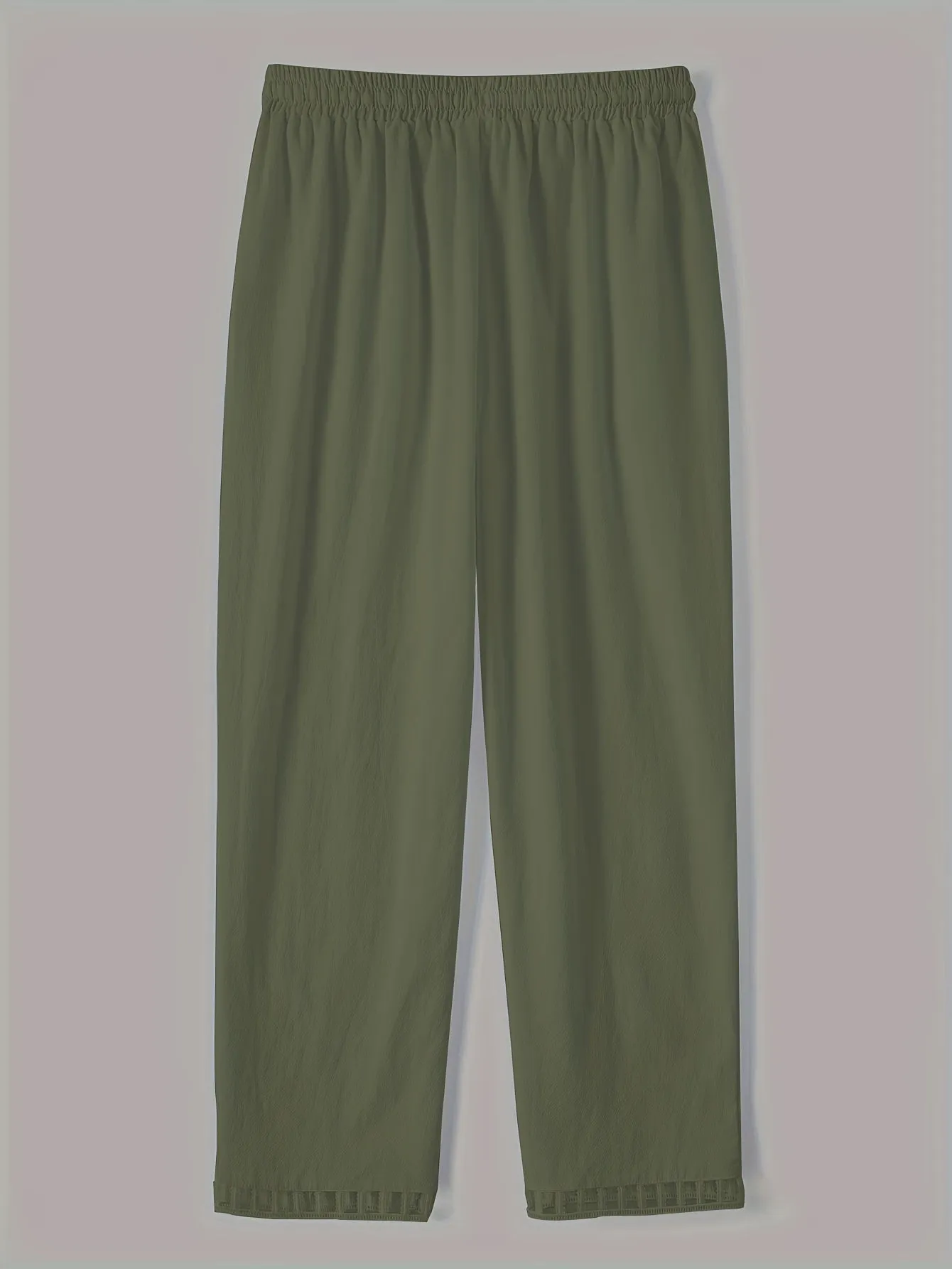 Lena - Contrast Trim Cropped Pants