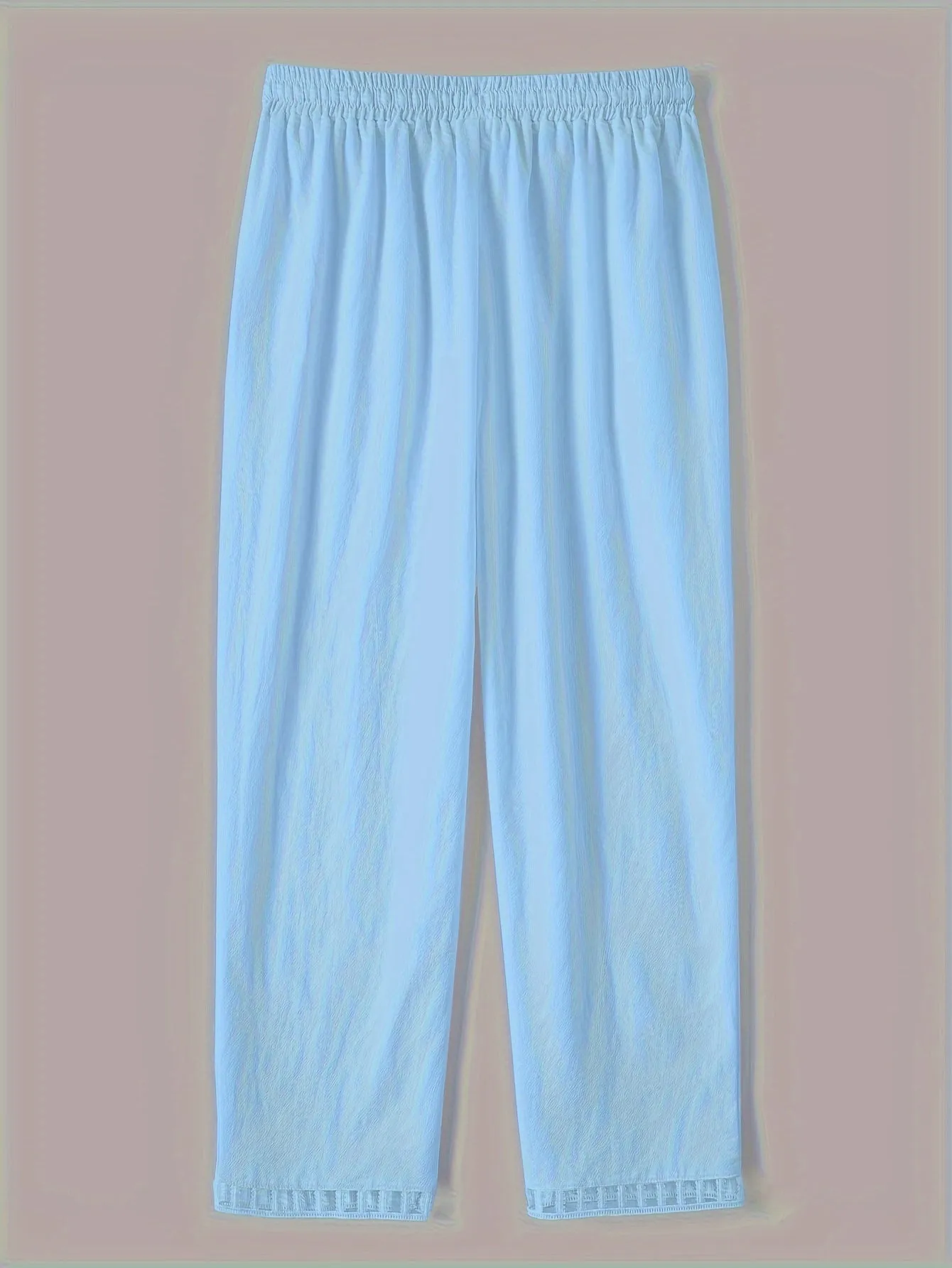 Lena - Contrast Trim Cropped Pants