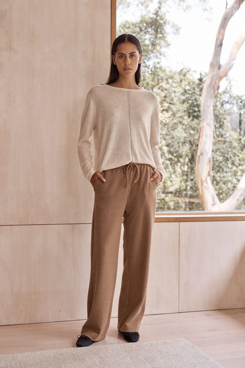 LITTLE LIES Lorna Pants - Brown