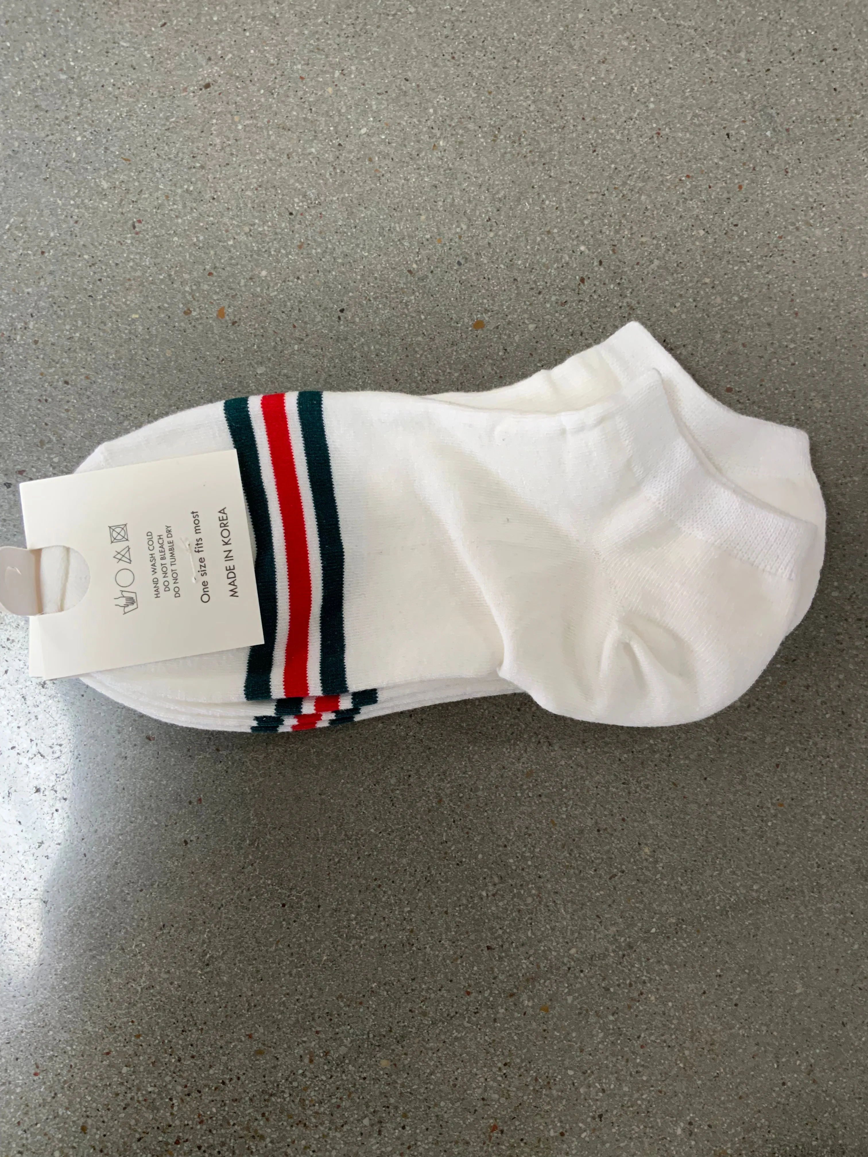 Low Cut Stripe Ankle Socks