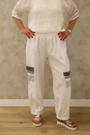 Mabel Pant in White