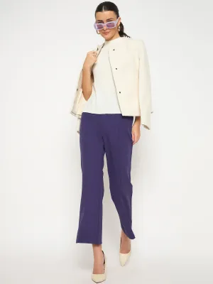 Madame Mock Neck Sleeveless Off White Skeeve