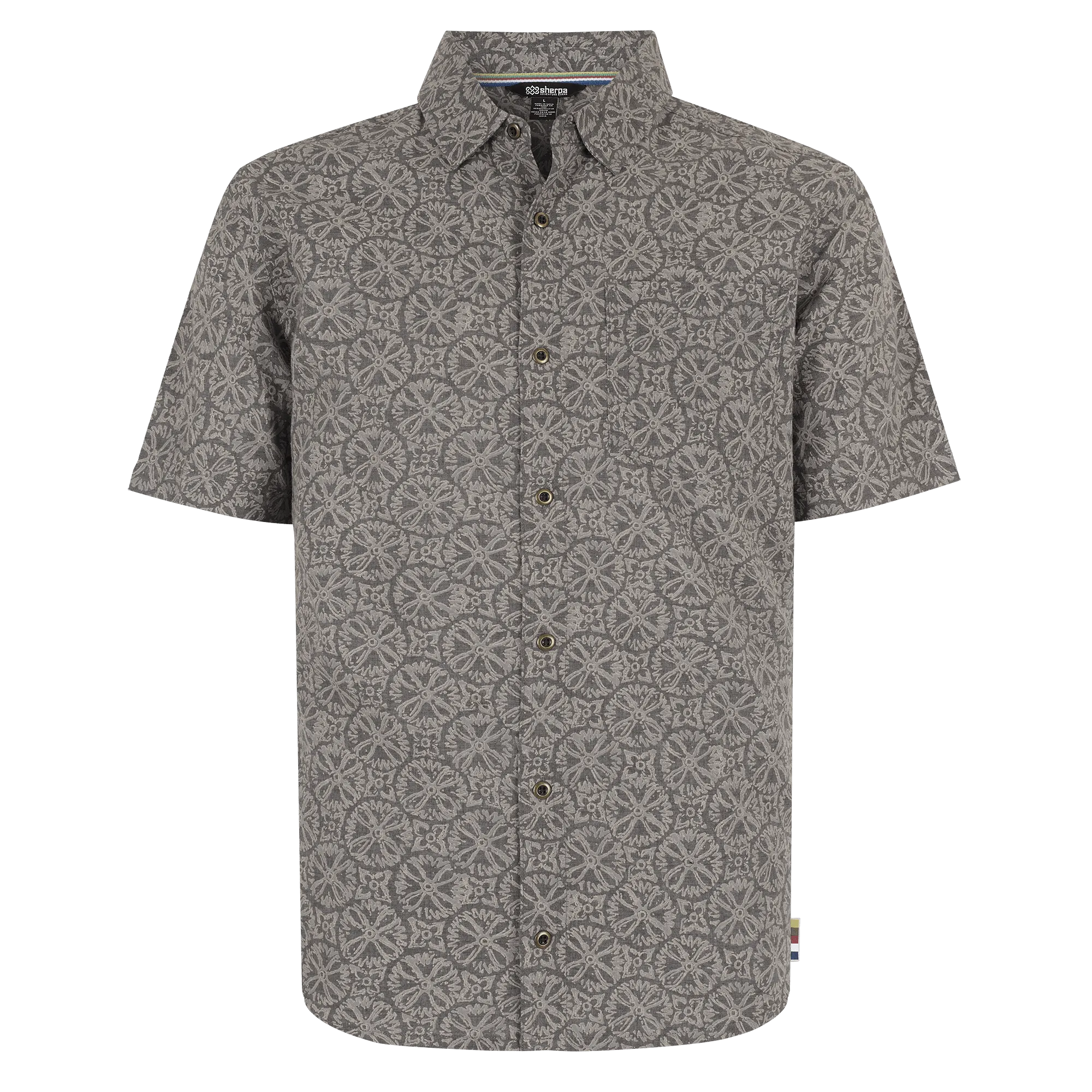Mancari Short Sleeve Shirt - Monsoon Grey