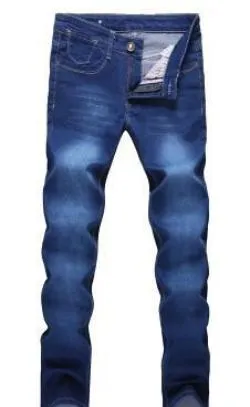 many color Jeans men mens jeans elastic waist skinny men's jeans long slim fit casual trousers denim pants men 28 - 38 36