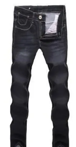 many color Jeans men mens jeans elastic waist skinny men's jeans long slim fit casual trousers denim pants men 28 - 38 36