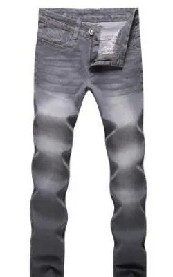 many color Jeans men mens jeans elastic waist skinny men's jeans long slim fit casual trousers denim pants men 28 - 38 36