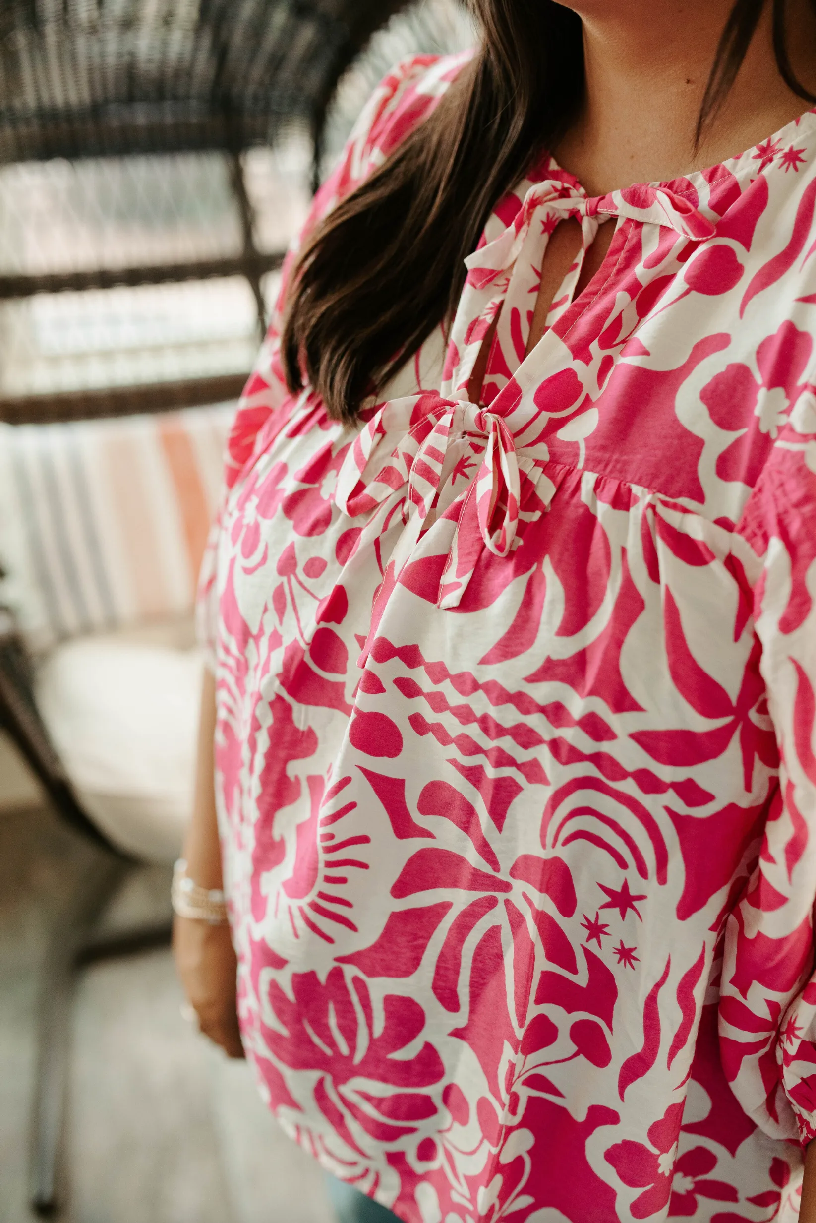 Melissa Printed Top