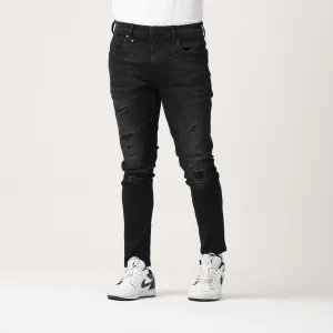 Mens Denim Pant-Black