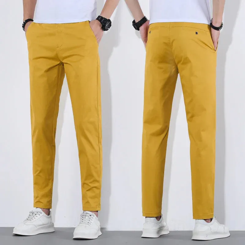 Men's Pants Summer Casual Pant Men's Clothing High Quality Thin Pants Cotton