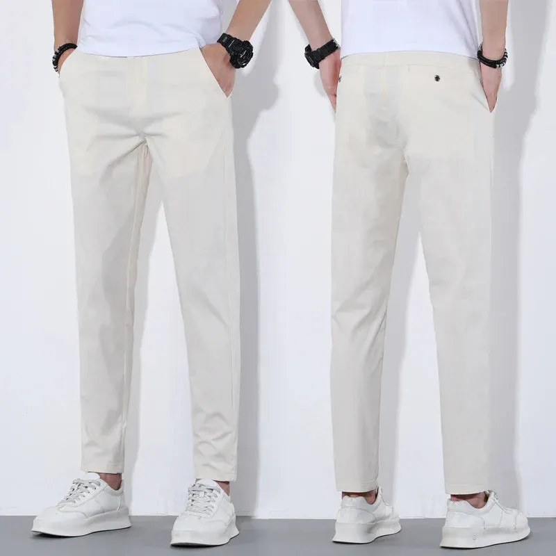 Men's Pants Summer Casual Pant Men's Clothing High Quality Thin Pants Cotton