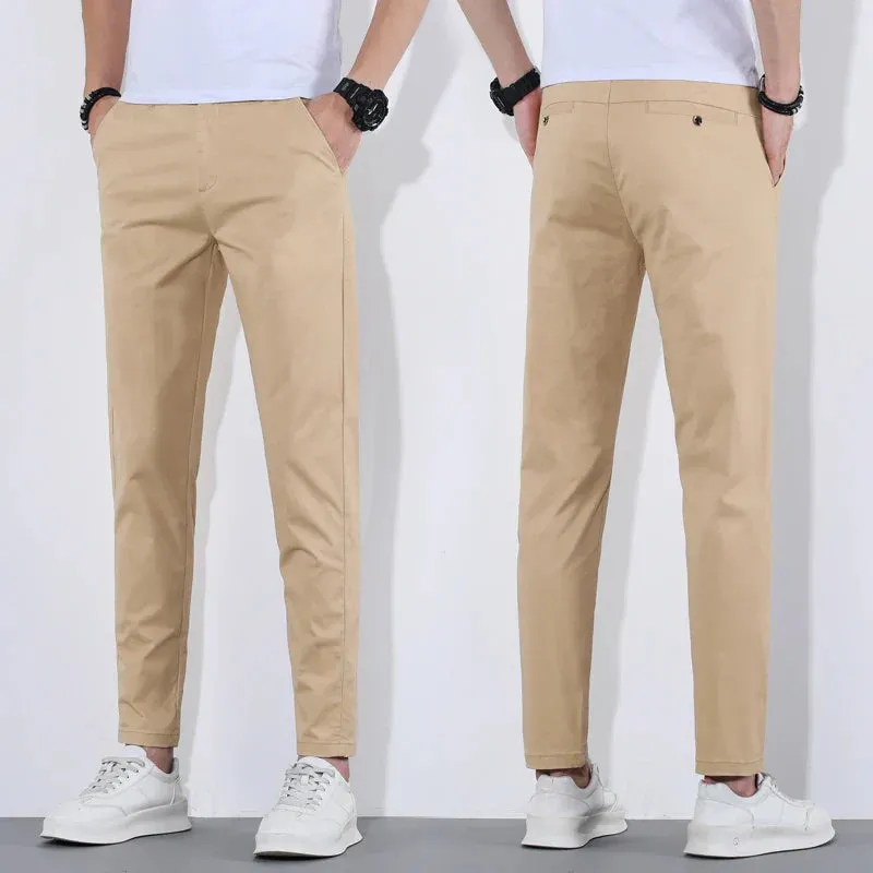 Men's Pants Summer Casual Pant Men's Clothing High Quality Thin Pants Cotton