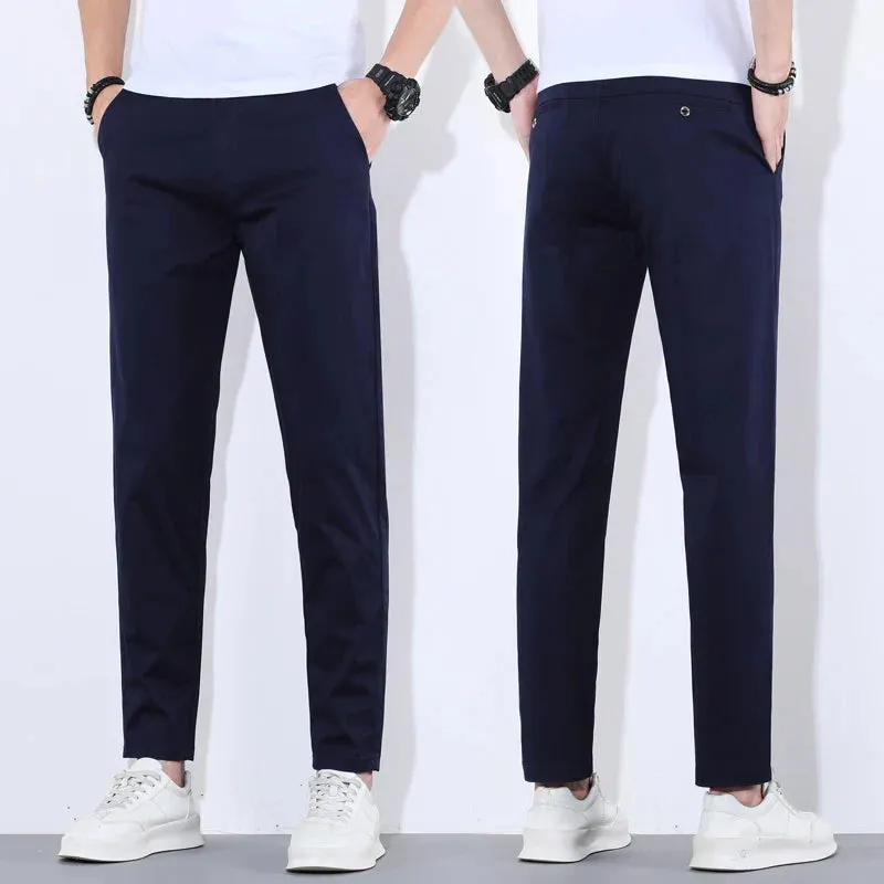 Men's Pants Summer Casual Pant Men's Clothing High Quality Thin Pants Cotton