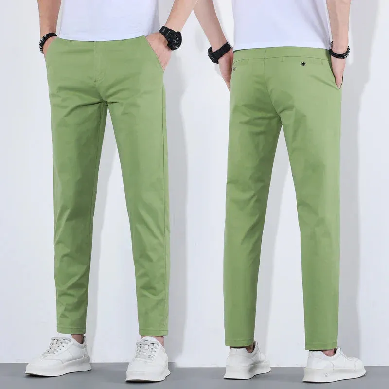 Men's Pants Summer Casual Pant Men's Clothing High Quality Thin Pants Cotton