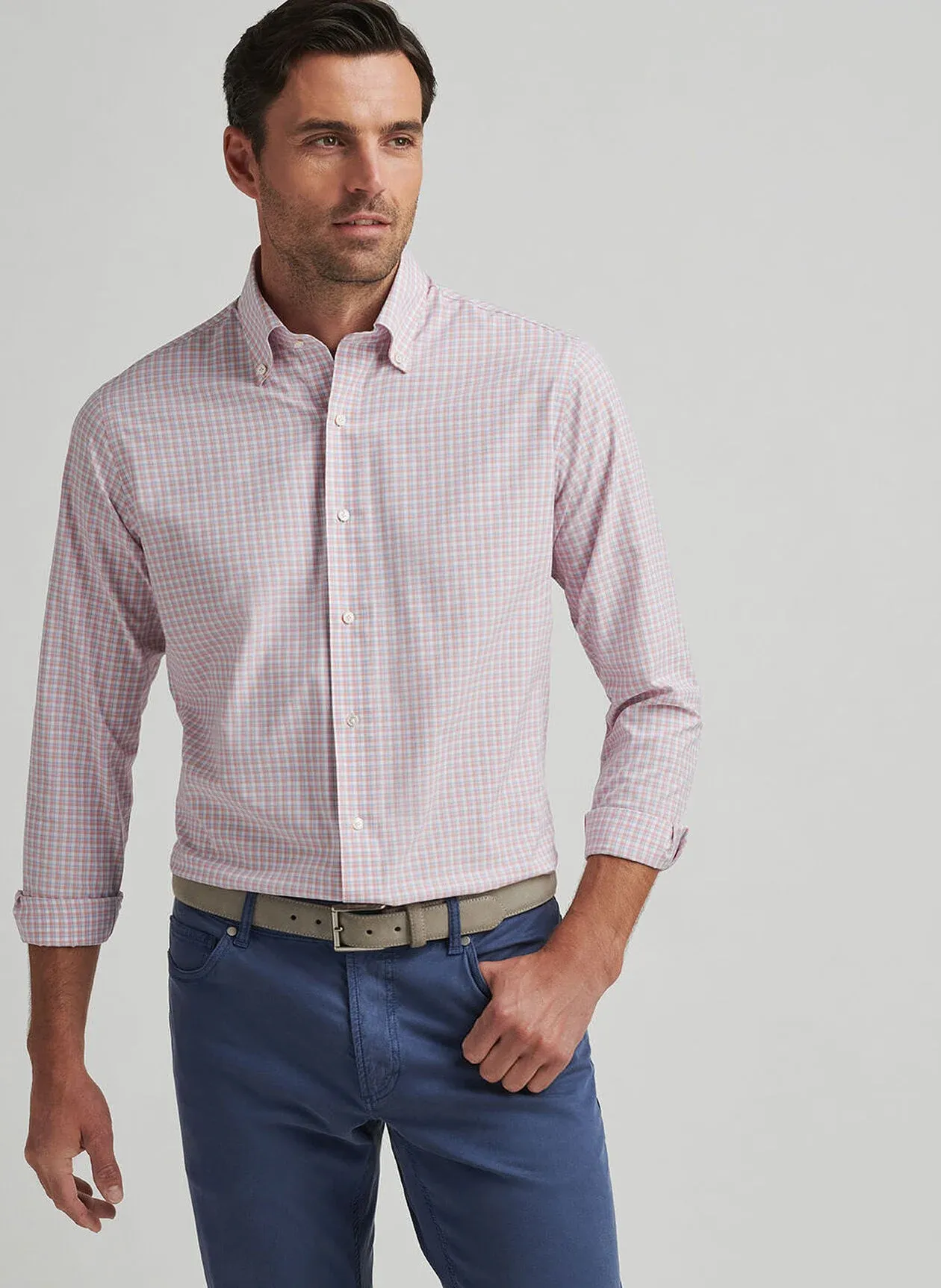 MINGUS PERFORMANCE POPLIN SHIRT - PINK CREPE