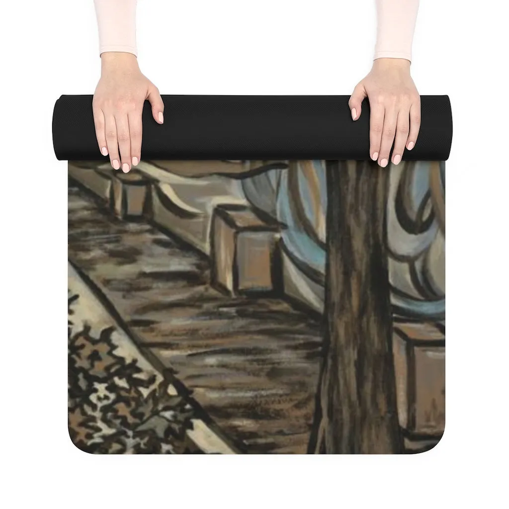 Misty Trees Yoga Mat