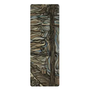 Misty Trees Yoga Mat