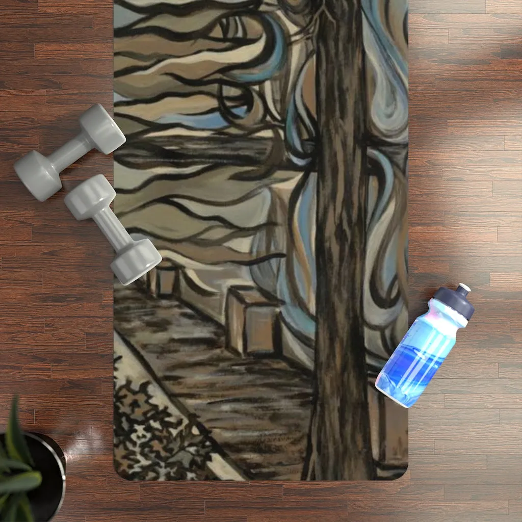 Misty Trees Yoga Mat