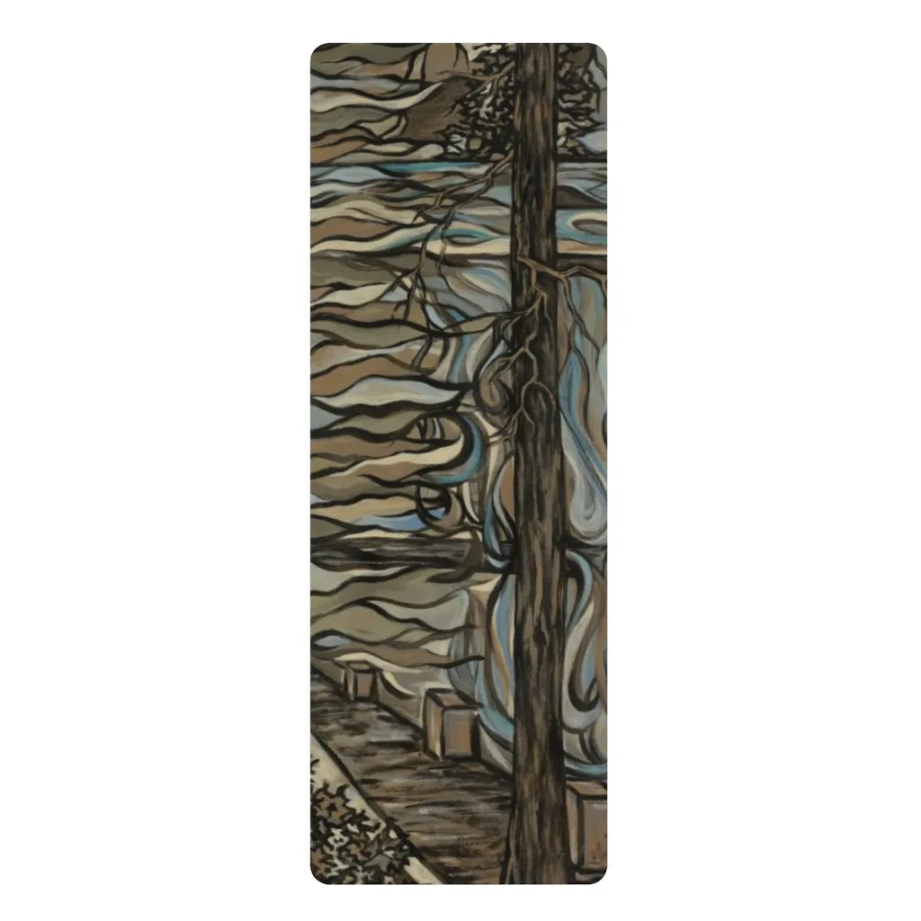 Misty Trees Yoga Mat