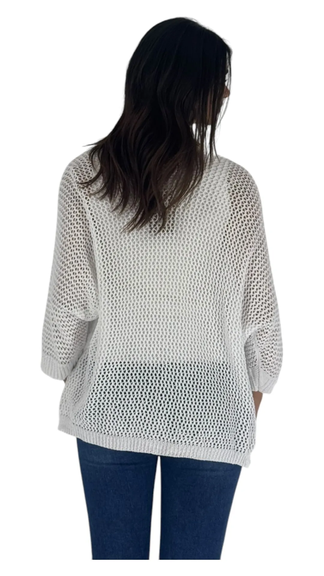 Muna white cardigan