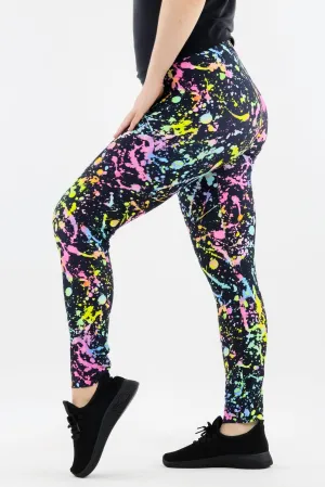 Neon Splash - Casual - Long Full Leggings