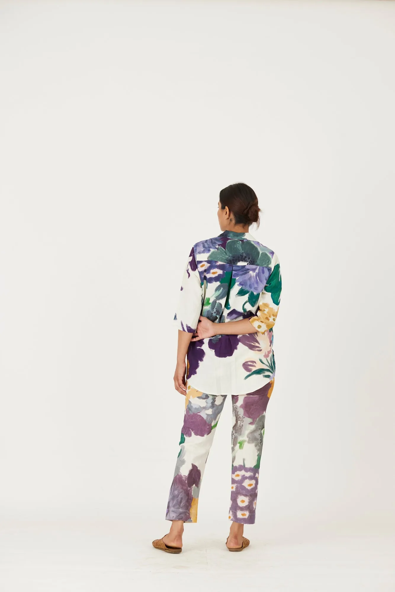New Season Fall 24/Summer 25-Coord Set-Linen-Thalasa Black-YAMLS55-Fashion Edit Yam