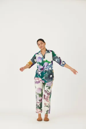 New Season Fall 24/Summer 25-Coord Set-Linen-Thalasa Black-YAMLS55-Fashion Edit Yam