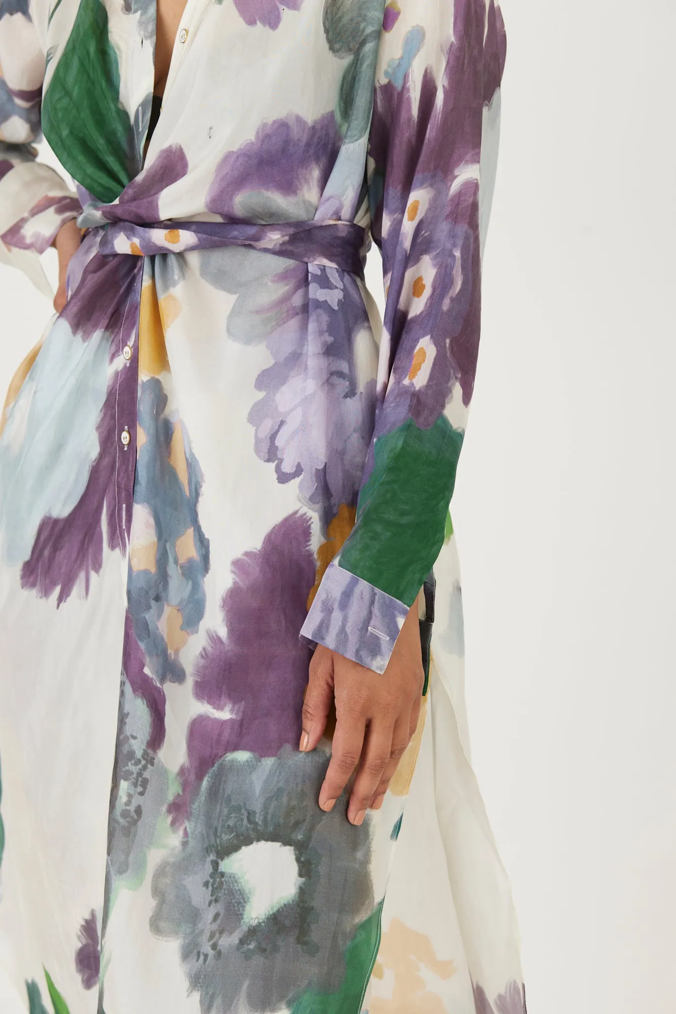 New Season Fall 24/Summer 25-Coord Set-Linen-Wrap-Mara Orange-YAMLS13-Fashion Edit Yam