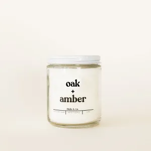 Oak & Amber Candle