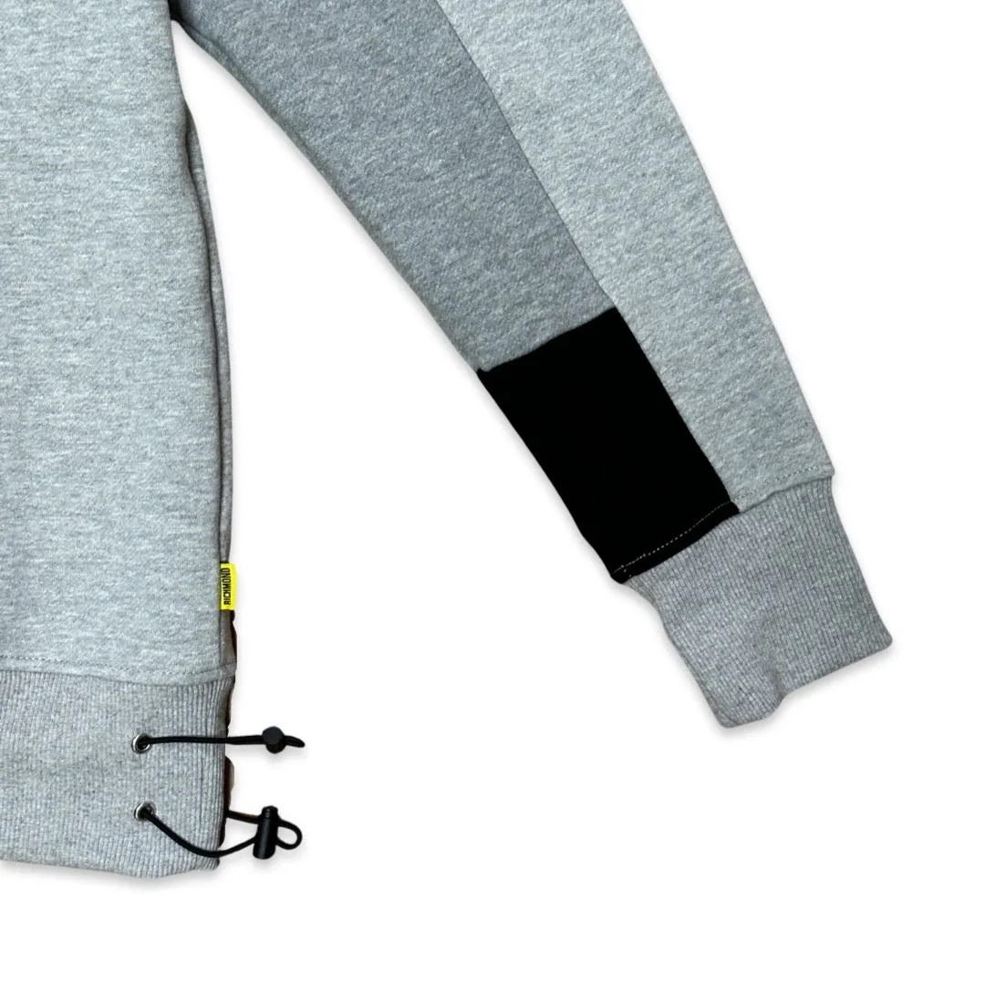 Paneled Hoodie - Grey Haze